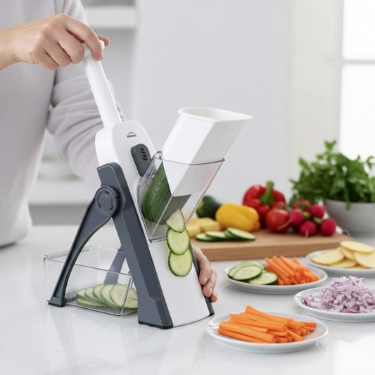 قطاعة الخضر و الفواكه بطرق متنوعة